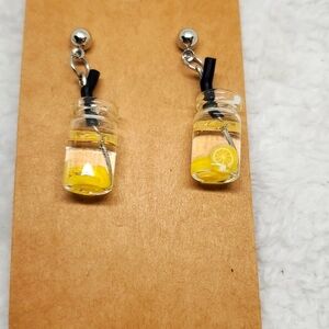 7/$10 Fruit Jar Earrings, New